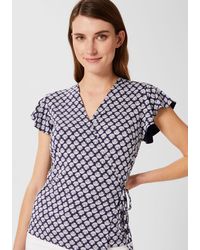 Hobbs - Nessie Wrap Top - Lyst