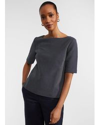 Hobbs - Nyla Textured Top - Lyst