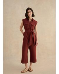 Hobbs - Petite Spencer Linen Jumpsuit - Lyst