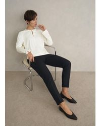 Hobbs - Lisette Wool Blend Trousers - Lyst