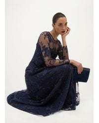 Hobbs - Petite Halle Embroidered Maxi Dress - Lyst