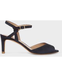 Hobbs - Leia Suede Heeled Sandals - Lyst