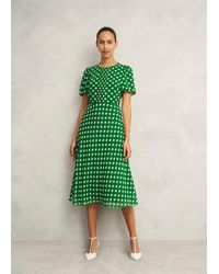 Hobbs - Petite Dorothy Spot Dress - Lyst