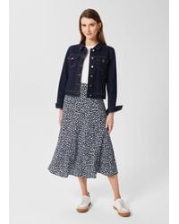 Hobbs - Angie Midi Skirt - Lyst