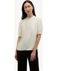 Hobbs - Butter Cream Azalea Blouse - Lyst
