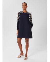 Hobbs - Zoey A Line Floral Dress - Lyst