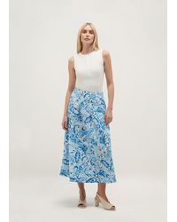 Hobbs - Antonella Cotton Skirt - Lyst