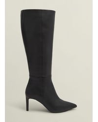 Hobbs - Aliya Leather Knee Boots - Lyst