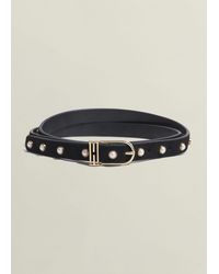 Hobbs - Frederica Pearl Embelished Belt - Lyst