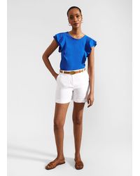 Hobbs - Lenna Linen Short - Lyst