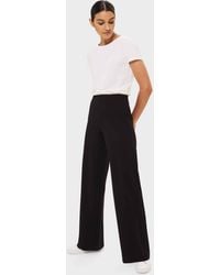 Hobbs - Pippa Jersey Wide Leg Trousers - Lyst