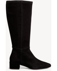 Hobbs - Payton Stretch Suede Knee Boots - Lyst