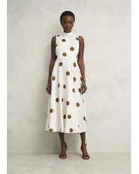 Hobbs - Petite Mia Spot Dress - Lyst