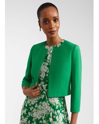 Hobbs - Elize Crepe Jacket - Lyst