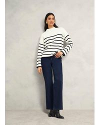 Hobbs - Eastnor Cotton Stripe Jumper - Lyst