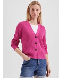Hobbs - Amy Cotton Cardigan - Lyst