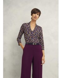 Hobbs - Aimee Printed Top - Lyst