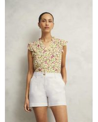 Hobbs - Reena Cotton Shorts - Lyst