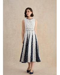 Hobbs - Angelica Spot Dress - Lyst
