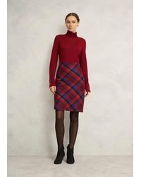 Hobbs - Daphne Wool Skirt - Lyst