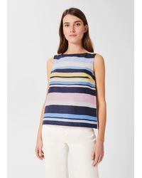 Hobbs - Kinsley Linen Sleeveless Top - Lyst