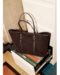 Hobbs - Kyra Suede Tote Bag - Lyst