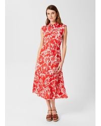Hobbs - Petite Esme Fit And Flare Dress - Lyst
