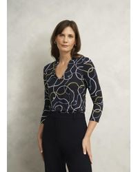 Hobbs - Aimee Printed Top - Lyst