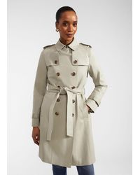 Hobbs - Petite Saskia Shower Resistant Trench Coat - Lyst