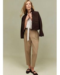 Hobbs - Esther Barrel Leg Trousers - Lyst