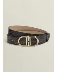 Hobbs - Kiera Leather Belt - Lyst