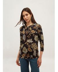 Hobbs - Julia Printed Top - Lyst