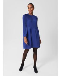 Hobbs - Mimi Pleat Dress - Lyst