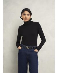 Hobbs - Mischa Roll Neck Top - Lyst