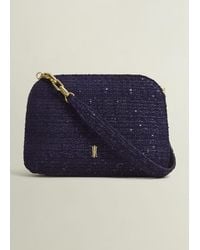 Hobbs - Milan Tweed Clutch Bag - Lyst
