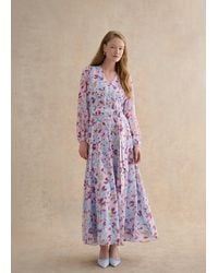 Hobbs - Petite Thea Tie Belted Dress - Lyst
