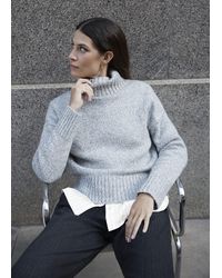 Hobbs - Marl Yardley Chunky Roll Neck Knitted Jumper - Lyst