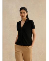 Hobbs - Miley V-Neck Jersey Shirt - Lyst