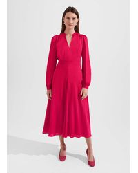 Hobbs - Petite Ivanna Fit And Flare Dress - Lyst