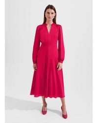Hobbs - Petite Ivanna Fit And Flare Dress - Lyst