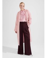 Hobbs - Hilary Wide Leg Trousers - Lyst