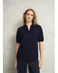 Hobbs - Anastasia Satin Blouse - Lyst