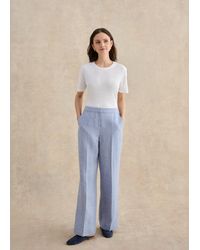 Hobbs - Petite Estella Linen Trousers - Lyst