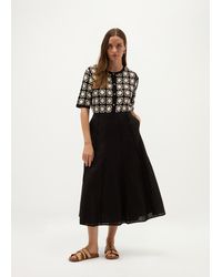 Hobbs - Alice Linen Skirt - Lyst