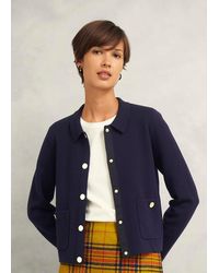 Hobbs - Daisy Cotton Wool Knitted Jacket - Lyst