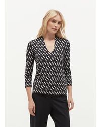 Hobbs - Aimee Printed Top - Lyst