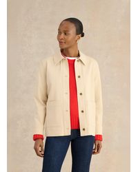 Hobbs - Briony Cotton Denim Jacket - Lyst