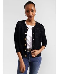 Hobbs - Florentina Cotton Cardigan - Lyst