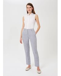Hobbs - Ivana Linen Tapered Trousers - Lyst