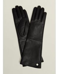 Hobbs - Meghan Leather Long Gloves - Lyst